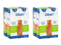 Diben Drink, smak morela - brzoskwinia, 8 x 200 ml.  Żywność specjalnego przeznaczenia medycznego. Pacjent z cukrzycą, insulinoopornością. 