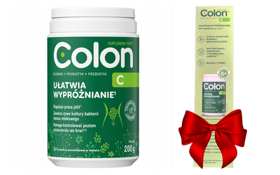 Colon C suplement diety ułatwia wypróżnianie 200 g + zakładka z przepisami GRATIS!