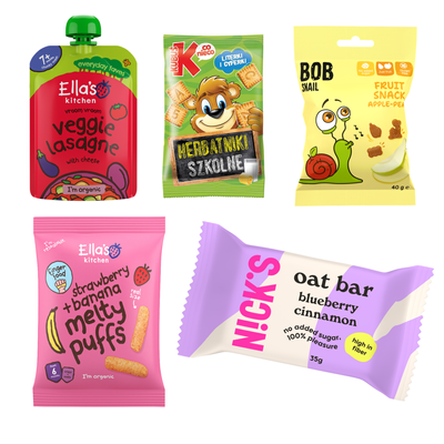 Zdrowe Słodycze do Szkoły – Pyszna Przekąska na Każdą Przerwę 5 sztuk