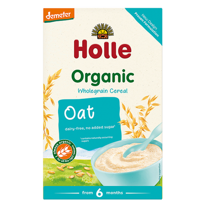 Holle BIO kaszka pełnoziarnista bez dodatku cukrów bezglutenowa od 6 miesiąca 250 g