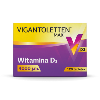 Vigantoletten Max Witamina D3 4000 j.m. 120 tabletek