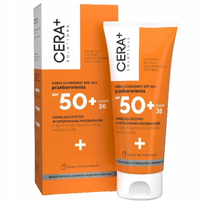 CERA PLUS SOLUTIONS krem ochronny z filtrami SPF 50 do skóry skłonnej do przebarwień 50 ml