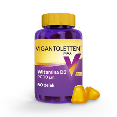 Vigantoletten Max Witamina D3 2000 j.m. Żelki 60 szt