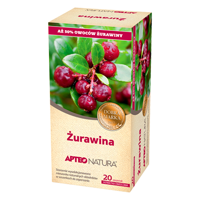 APTEO Natura Herbata Żurawinowa x20 saszetek