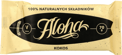 Zmiany Zmiany baton ALOHA kokos zdrowe przekąski 70 g