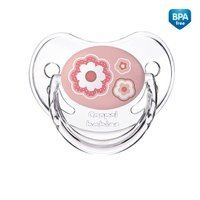Canpol Smoczek silikonowy anatomiczny +18m. C22/567 różowy w kwiatki 1szt