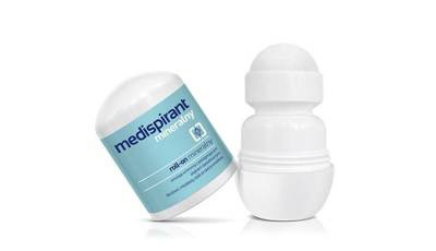 Medispirant Antyperspirant roll-on mineralny ałun 40ml