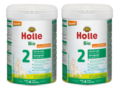 Holle 2 BIO Mleko kozie dla niemowląt od 6. miesiąca ZESTAW 2x800g