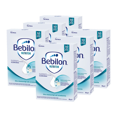 Bebilon Nutriton żywność specjalnego przeznaczenia medycznego dla niemowląt od urodzenia ZESTAW 6 x 135 g
