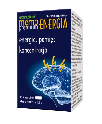 SANBIOS Memoenergia Premium energia pamięć magnez 30 tabletek