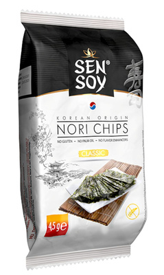 Sen Soy chipsi nori bezglutenowe klasyczne 4,5 g
