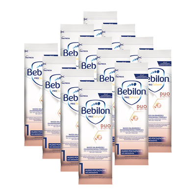 Bebilon Profutura Duobiotik 1 Mleko początkowe od urodzenia w saszetkach ZESTAW 12 x 20,4 g