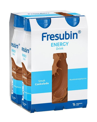 Fresubin® Energy Drink, smak czekoladowy, 4 x 200 ml.  Żywność specjalnego przeznaczenia medycznego. Dieta na Start