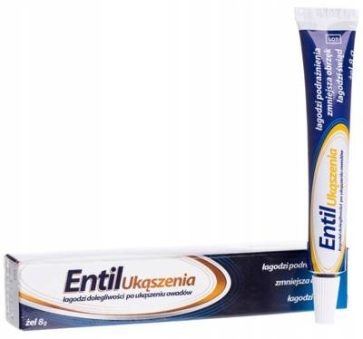 Entil Żel łagodzi dolegliwości po ukąszeniu owadów 8g