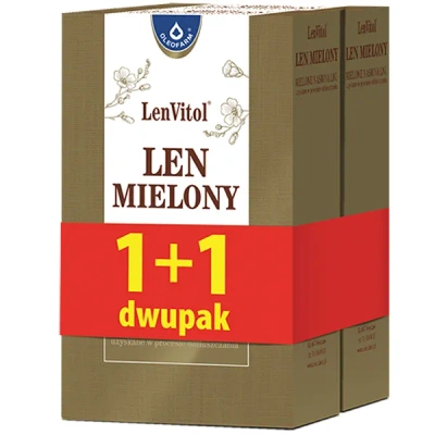 Oleofarm LenVitol len mielony 2 x 200 g