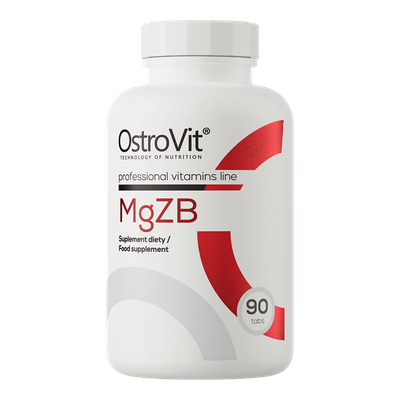 OstroVit MgZB MAGNEZ CYNK WITAMINA B6 regeneracja 90 tabletek