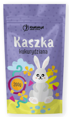 Krukam kaszka kukurydziana dla dzieci naturalna 200 g