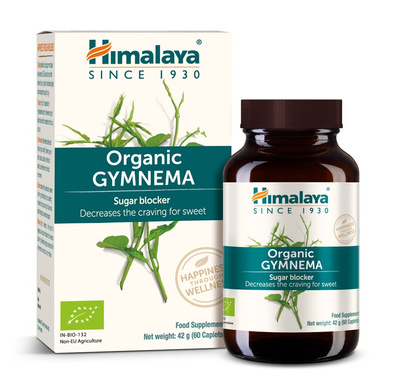 Himalaya Organic Gymnema ODCHUDZANIE, NA MNIEJSZY APETYT 60 tabletek