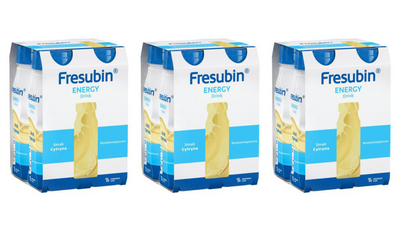 Fresubin® Energy Drink, smak cytrynowy, ZESTAW 12 x 200 ml. Żywność specjalnego przeznaczenia medycznego. Dieta na Start