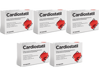 Cardiostatil cholesterol monakolina ZESTAW 5 x 30 kapsułek