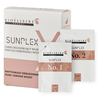 SUNPLEX odbudowane, silne i zdrowe włosy regeneracja podczas farbowania 5 x 5 saszetek