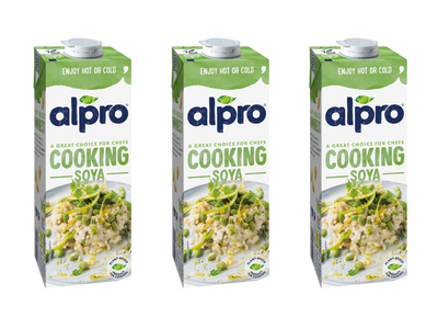 Alpro Kulinarne sojowe WEGE ŚMIETANA duże opakowanie ZESTAW 3 x 1L
