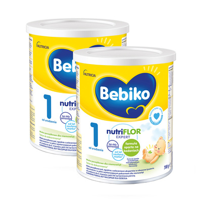 Bebiko 1 z NutriFlorEXPERT Mleko modyfikowane ZESTAW 2 x 700g