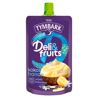 Tymbark Deli&Fruits Mus owocowy kokos banan 170 g