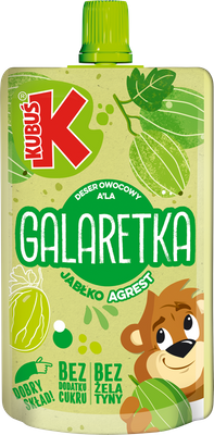 Kubuś Deser a'la galaretka jabłko-agrest 100 g krótka data