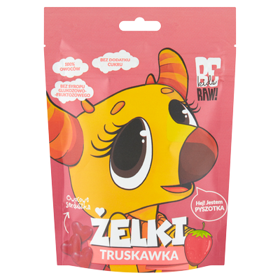 Be Raw! Kids Żelki truskawka 35 g