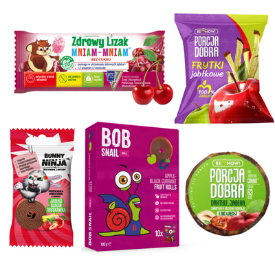 Zestawy zdrowych słodyczy - naturalne przekąski bez cukru na prezent ŚWIĄTECZNE PACZKI