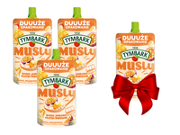 Tymbark Musly kasza jaglana płatki owsiane mango brzoskwinia jabłko banan dynia marakuja 170 g ZESTAW 3 + 1 GRATIS!