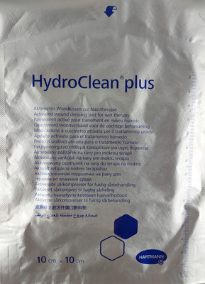 Opatrunek hydroaktywny HydroClean Plus 10cm x 10cm 