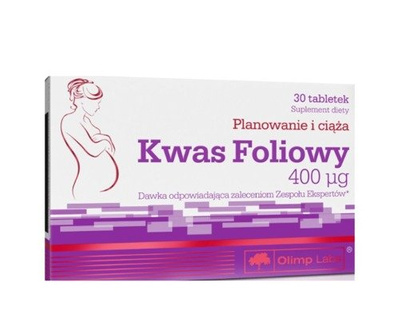 Olimp Kwas foliowy 400 mcg 30tab