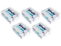 Kindii Pure Patyczki dla niemowląt i dzieci ZESTAW 5 x 60 sztuk