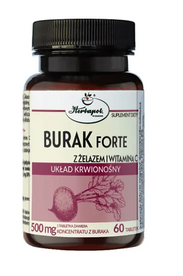 Burak Forte z żelazem i wit.C 60tab