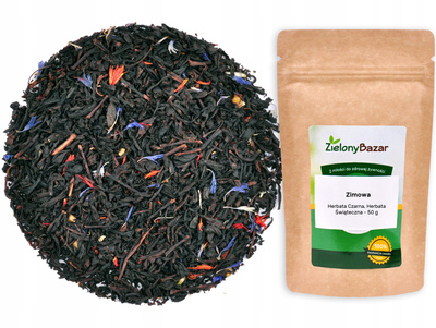 Zielony Bazar herbata czarna zimowa 50 g