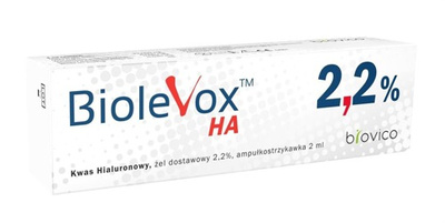 Biolevox HA Kwas hialuronowy żel dostawowy 2,2% amupułkostrzykawka 2ml