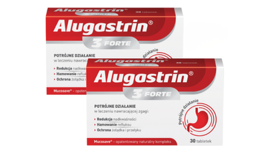 Alugastrin 3 Forte zgaga refluks żołądek 30 tabletek
