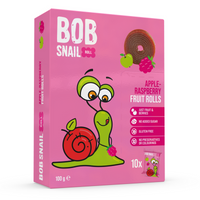 Bob Snail Rollsy owocowe mix RÓŻNE SMAKI zdrowe przekąski zestaw 4 x 100 g