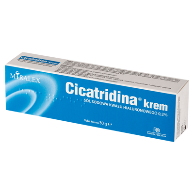Cicatridina 0,2 % krem do stosowania zewnętrznego NA RANY 30 g