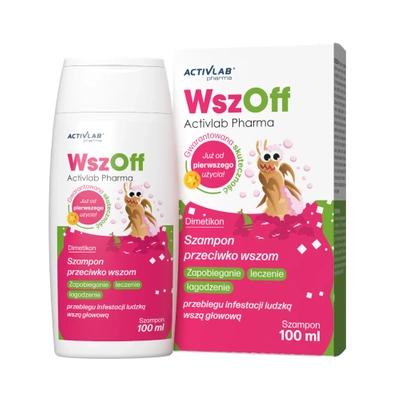 ActivLab WSZOFF Dimetikon szampon do włosów przeciw WSZOM 100 ml