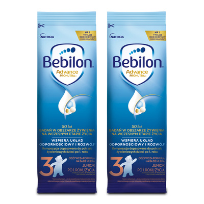 Bebilon 3 Advance Pronutra Junior po 1. roku życia saszetka ZESTAW 2 x 29,4 g