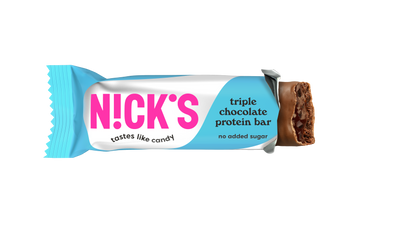 NICK'S baton proteinowy w potrójnej czekoladzie mlecznej bez cukru 50 g