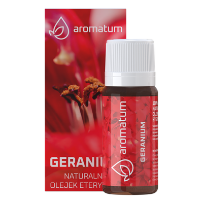 Aromatum naturalny olejek eteryczny aromaterapia 12ml o zapachu geranium