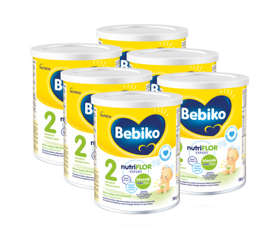 Bebiko 2 z NutriFlorEXPERT Mleko ZESTAW 6x700g