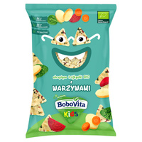 BoboVita Kids Chrupiące trójkąciki bio z warzywami ZESTAW 3 x 30 g