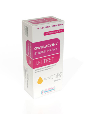 Pink test owulacyjny 5 sztuk + test ciążowy strumieniowy i płytkowy 3 opakowania