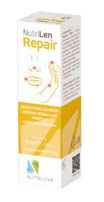 Nutrileya NutriLen Repair na kąciki ust, pękniecia warg, olej arganowy migdałowy 10 ml