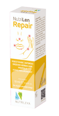 Nutrileya NutriLen Repair na zapalenia kącików ust, pękniecia warg, olej arganowy migdałowy 10 ml